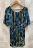 Picture of PLUS SIZE RUFFLED PRINTED TUNIC